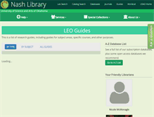 Tablet Screenshot of leo.usao.edu